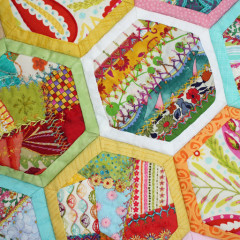 Crazy Patchwork Quilt as you go Class with Sarah Hooker