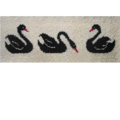 Swans Latch Hook Rug