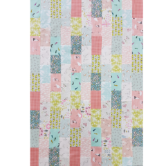 Baby Bricks Quilt in Peach and Mint