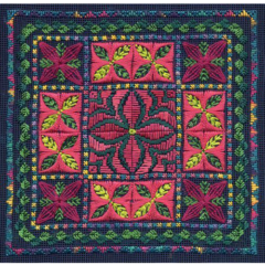 Hawaiian Holiday Pink Canvas Work