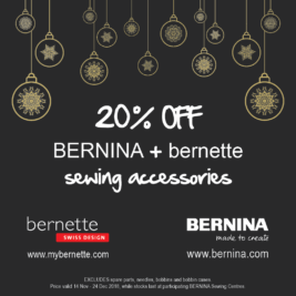 Bernina Christmas Savings
